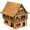 teak-wooden bungalow